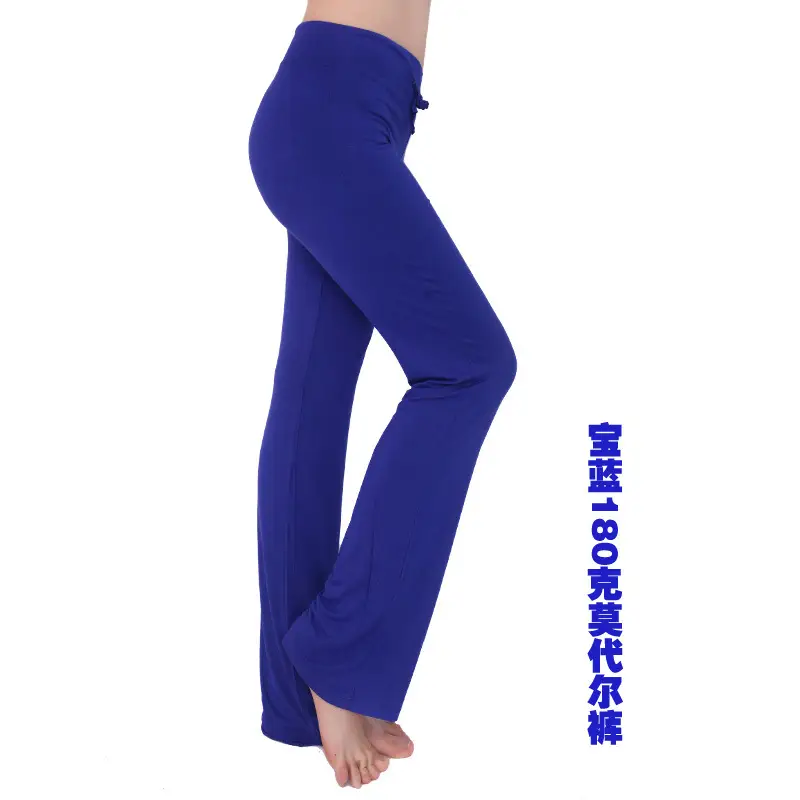 Blue Yoga Pants Slim Fit Large Size - Image 8