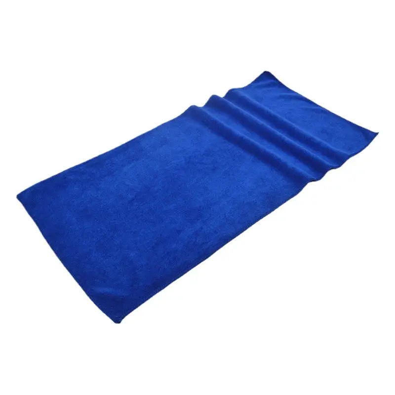 Blue Microfiber Bath Towel 60x160cm Absorbent Quick-Dry