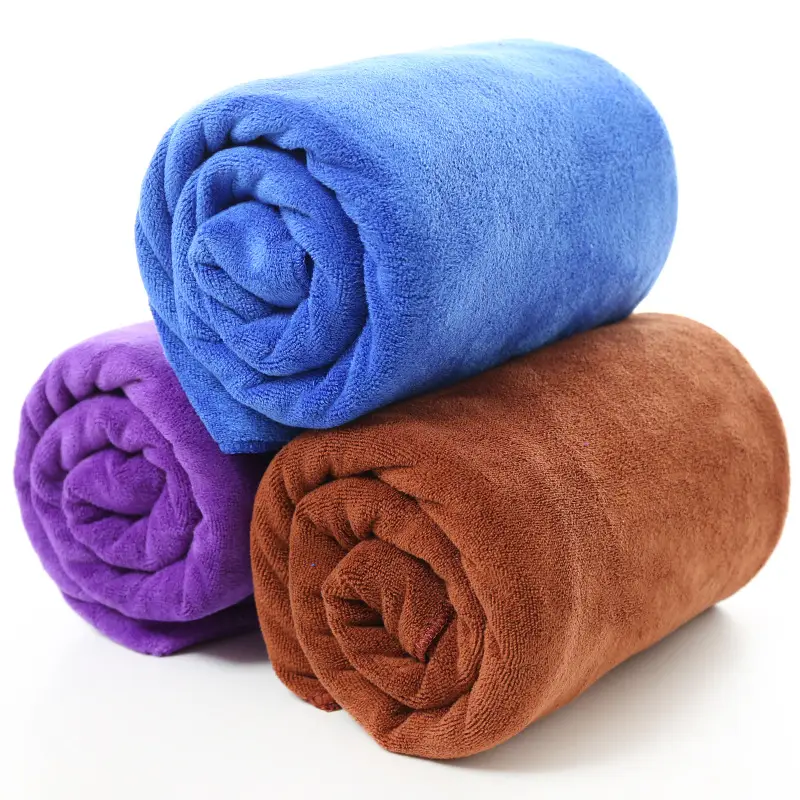 Blue Microfiber Bath Towel 60x160cm Absorbent Quick-Dry — feature 25