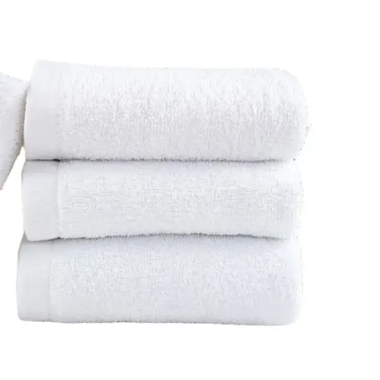 White Cotton Hotel Towels for Home & Office Use - Image 6