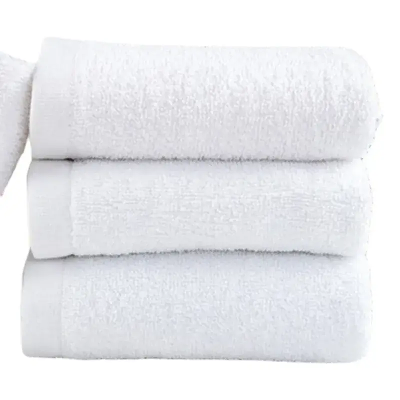 White Cotton Hotel Towels for Home & Office Use