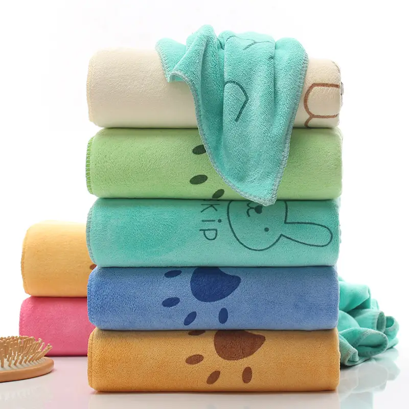 Microfiber Beach Towel with Bunny Print Large Adult Use - Image 15