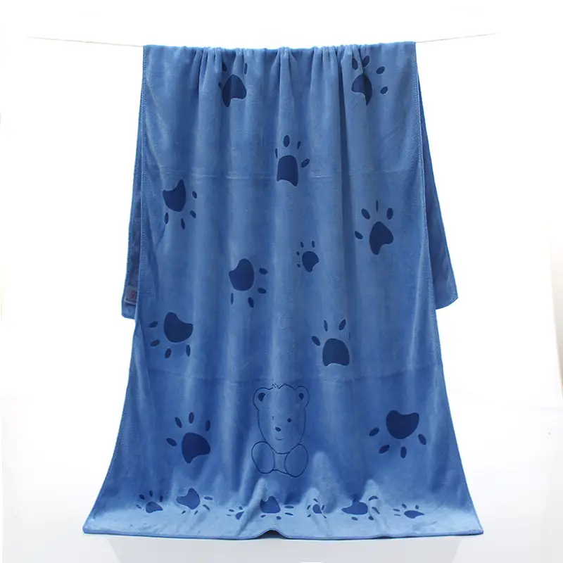 Microfiber Beach Towel with Bunny Print Large Adult Use - Image 5