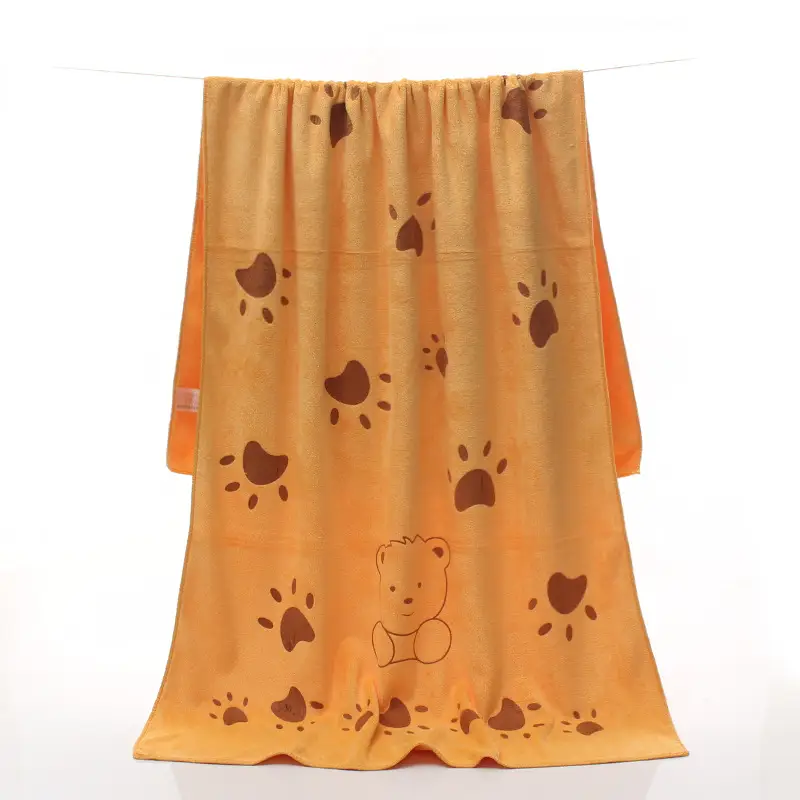 Microfiber Beach Towel with Bunny Print Large Adult Use - Image 7