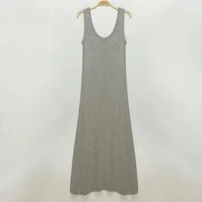 Women's Grey Long Sleeve Vest Dress Modal Fabric - Image 2