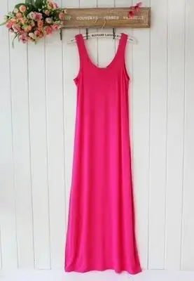 Women's Grey Long Sleeve Vest Dress Modal Fabric - Image 8