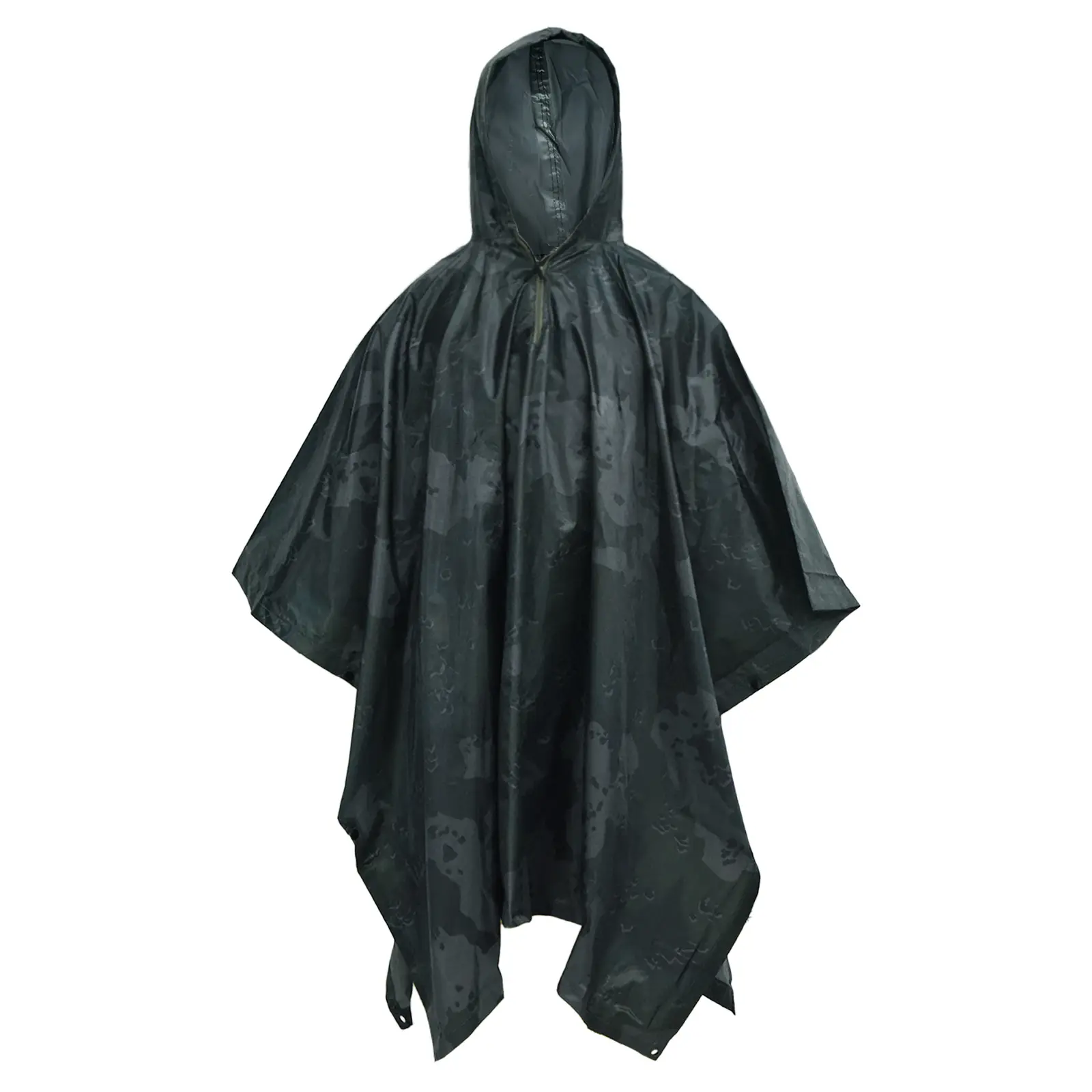 LOOGU PVC Outdoor Cycling Mountaineering Poncho Camouflage Multi-Function Raincoat