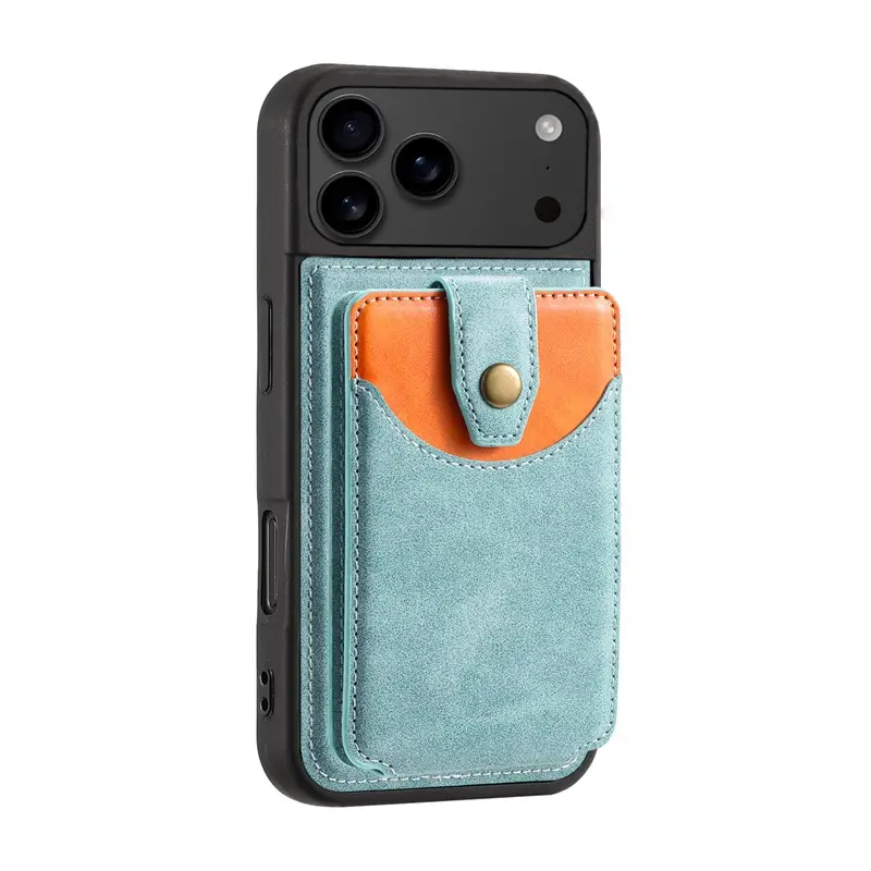 Red Leather Magnetic Phone Case for iPhone 17 - Image 2
