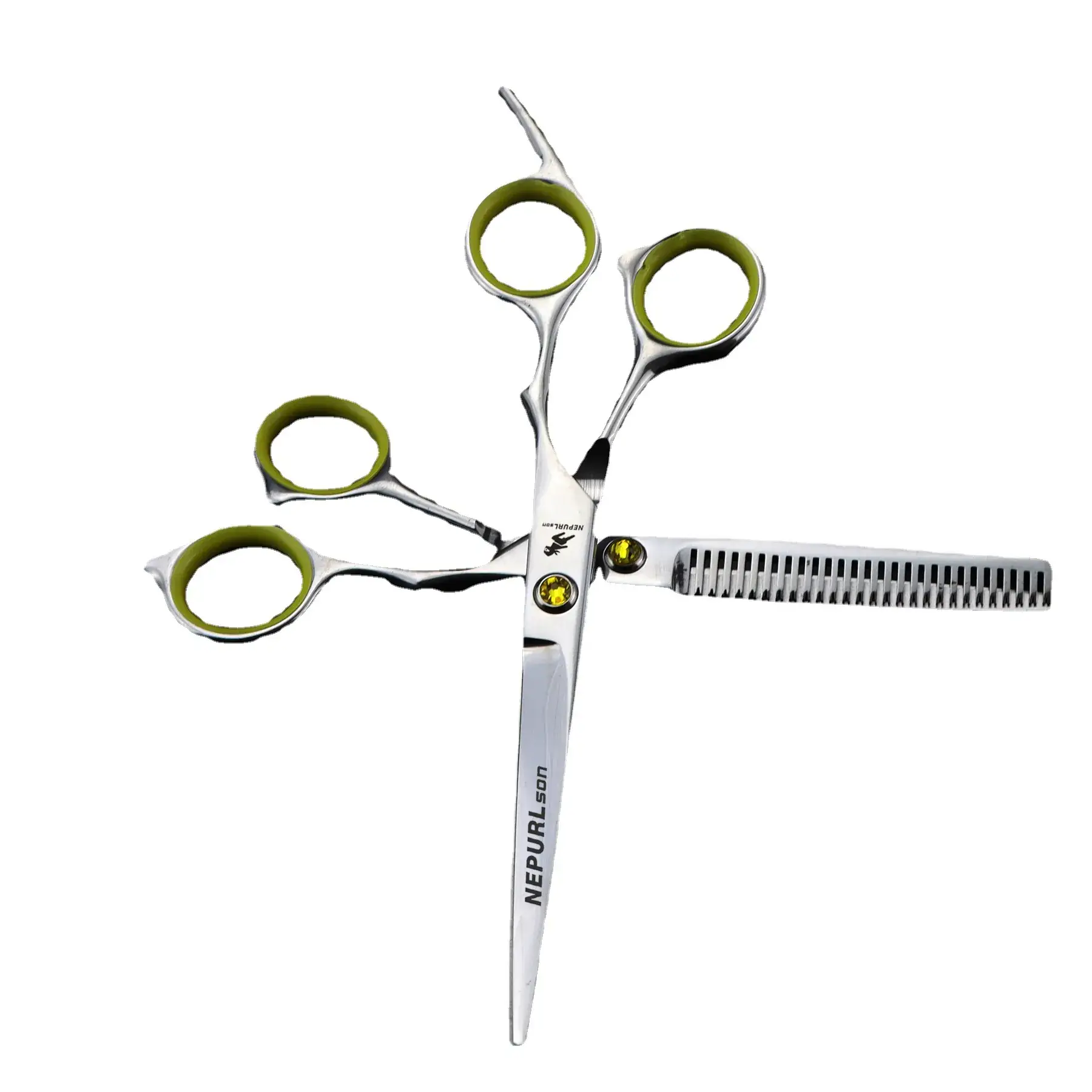 Ruby Sapphire Flat Hair Scissors Blue 6h - Image 11