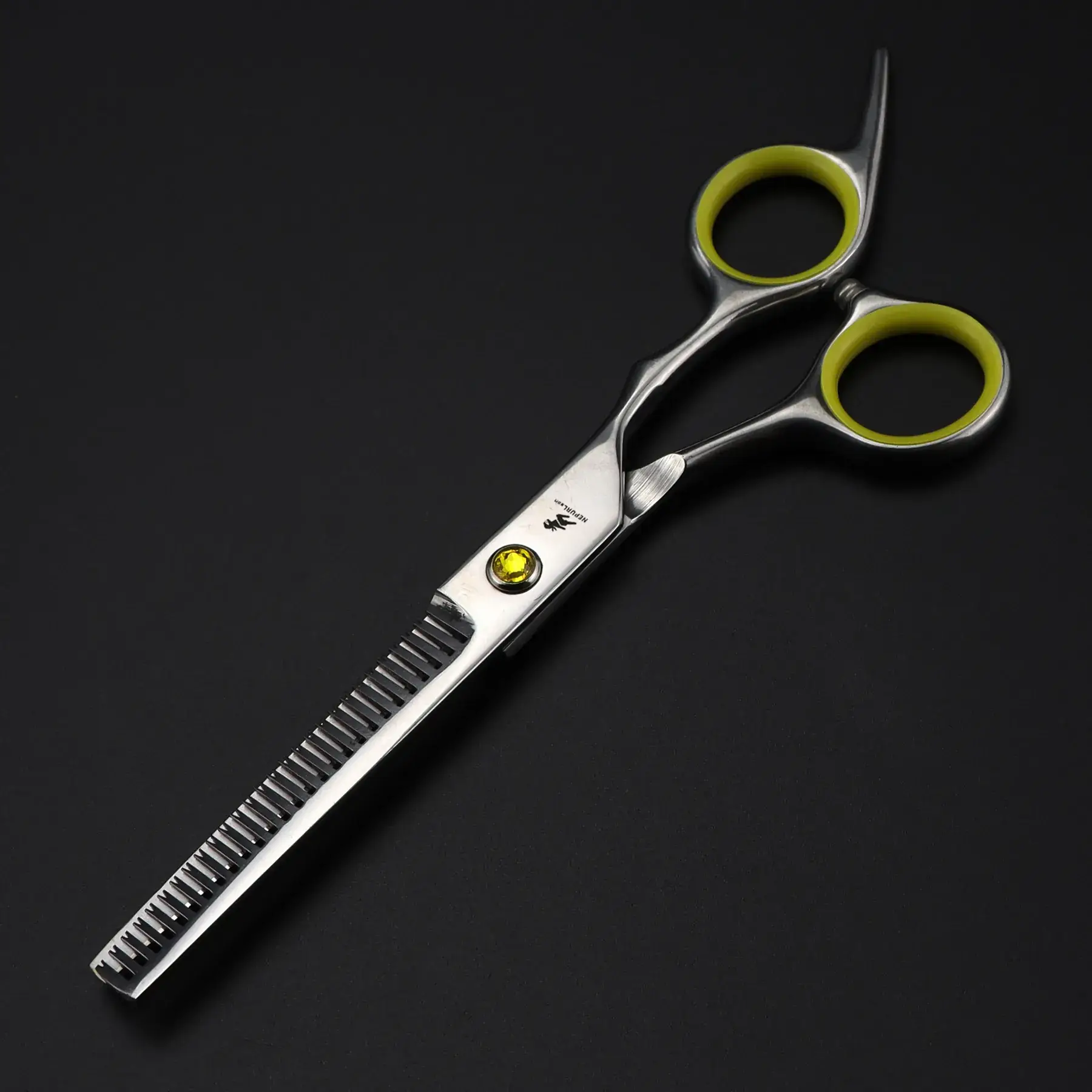 Ruby Sapphire Flat Hair Scissors Blue 6h - Image 6