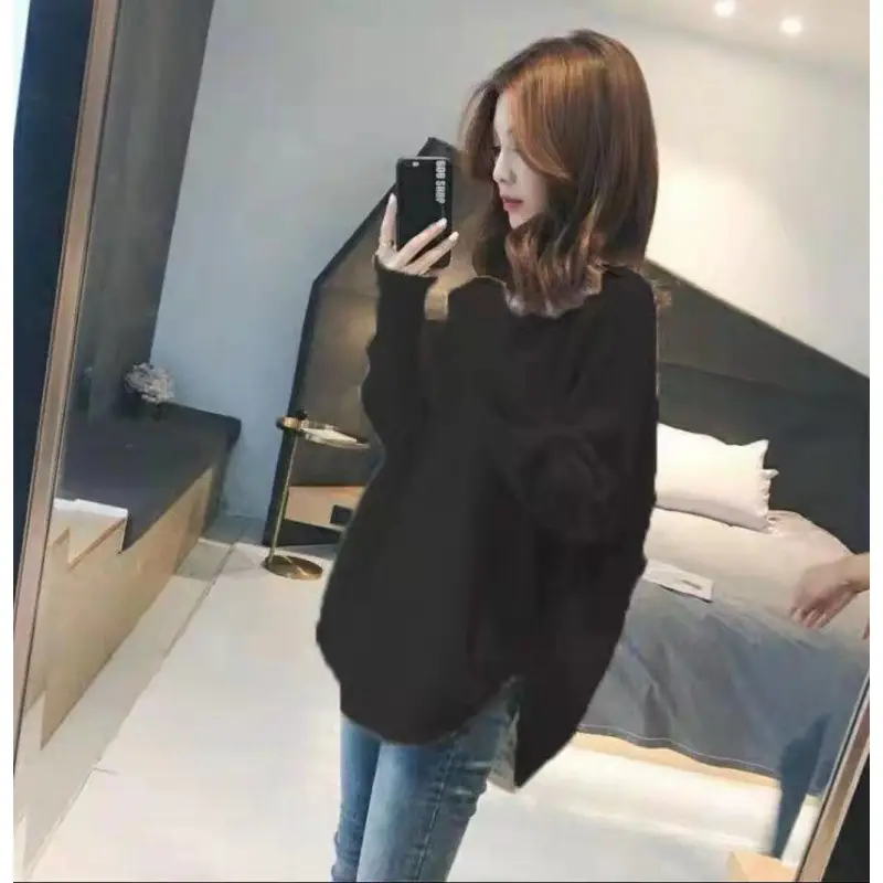 Women's Knitted V-Neck Pullover Sweater Winter Wear