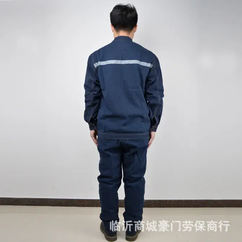 Welder Cowboy Overalls Set with Reflective Strip - Image 3