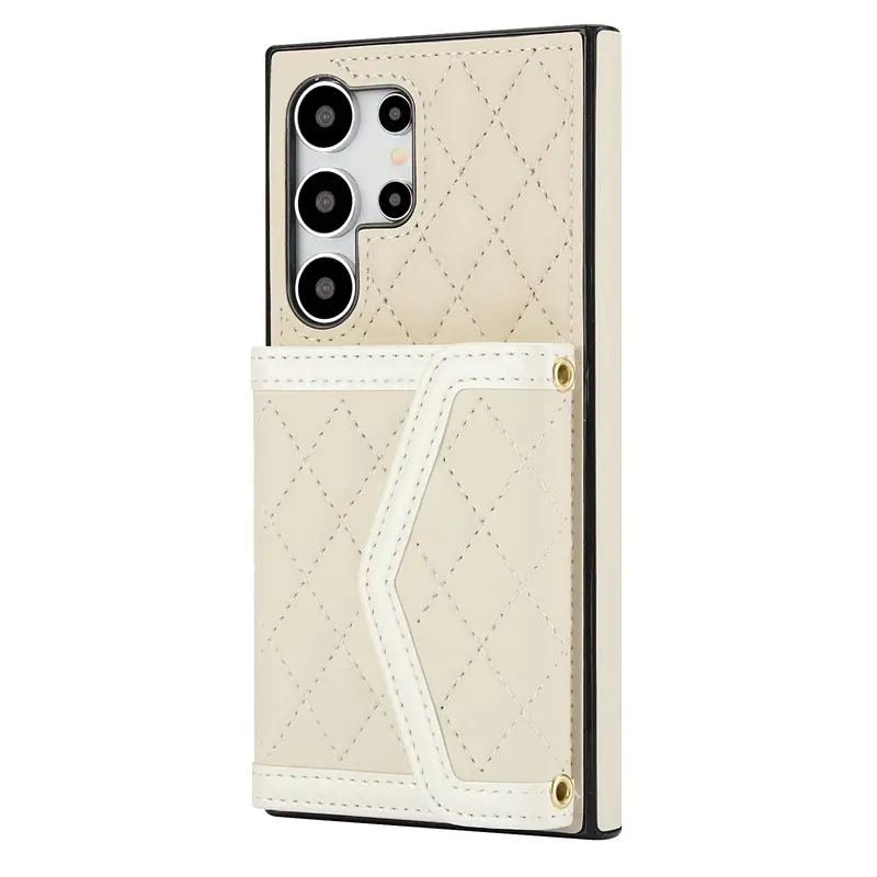 Samsung S25 Ultra Leather Crossbody Phone Case with Card Holder - Image 5