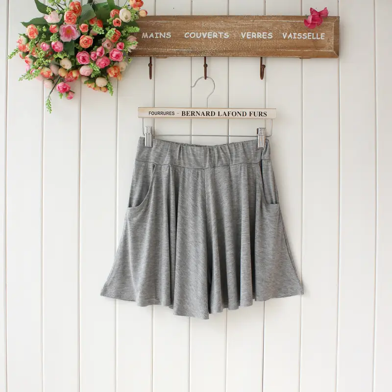 New Modal Plus Size Loose Leggings with Pockets Casual Beach Shorts — feature 19