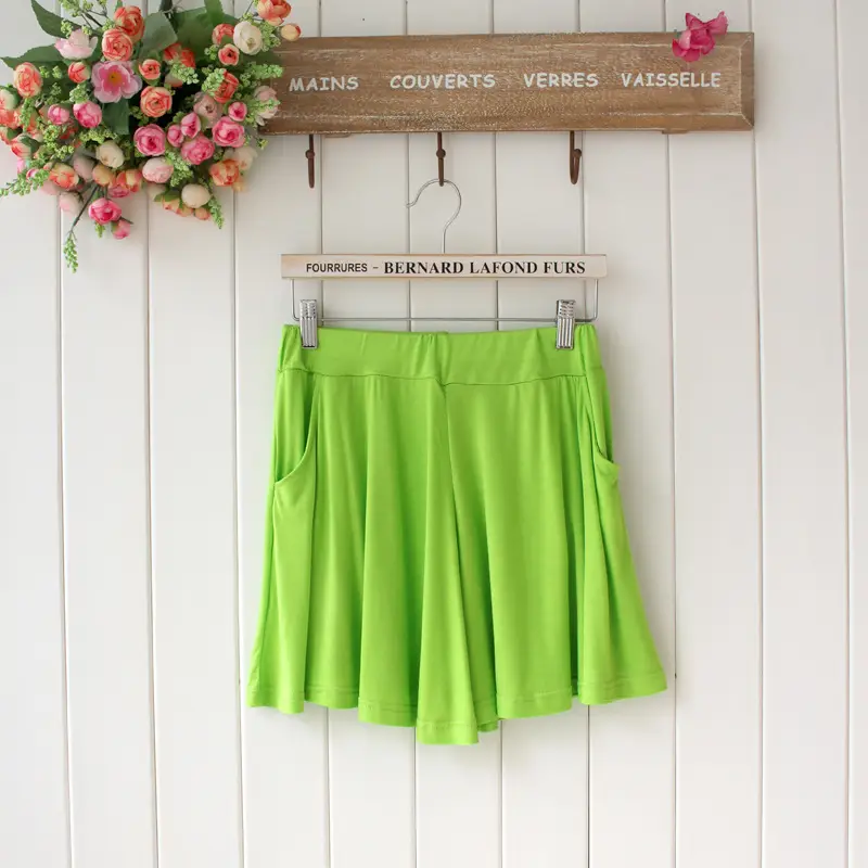 New Modal Plus Size Loose Leggings with Pockets Casual Beach Shorts — feature 26