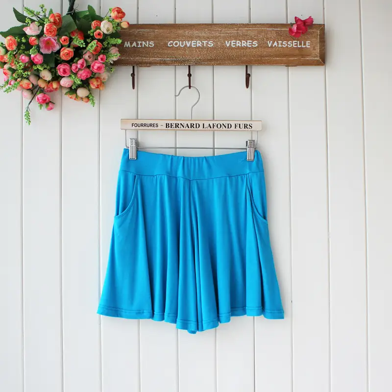 New Modal Plus Size Loose Leggings with Pockets Casual Beach Shorts — feature 44