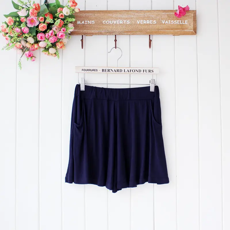 New Modal Plus Size Loose Leggings with Pockets Casual Beach Shorts - Image 10