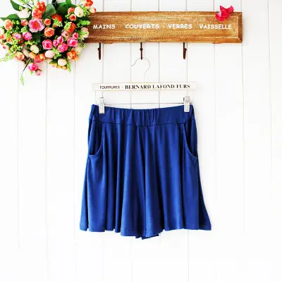 New Modal Plus Size Loose Leggings with Pockets Casual Beach Shorts - Image 12