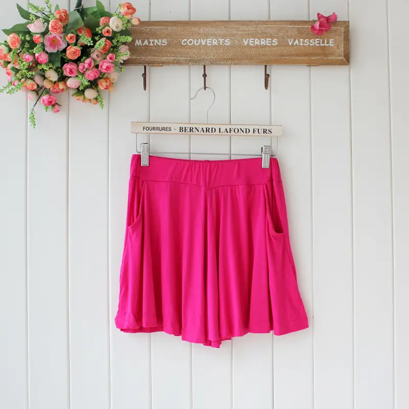 New Modal Plus Size Loose Leggings with Pockets Casual Beach Shorts - Image 3