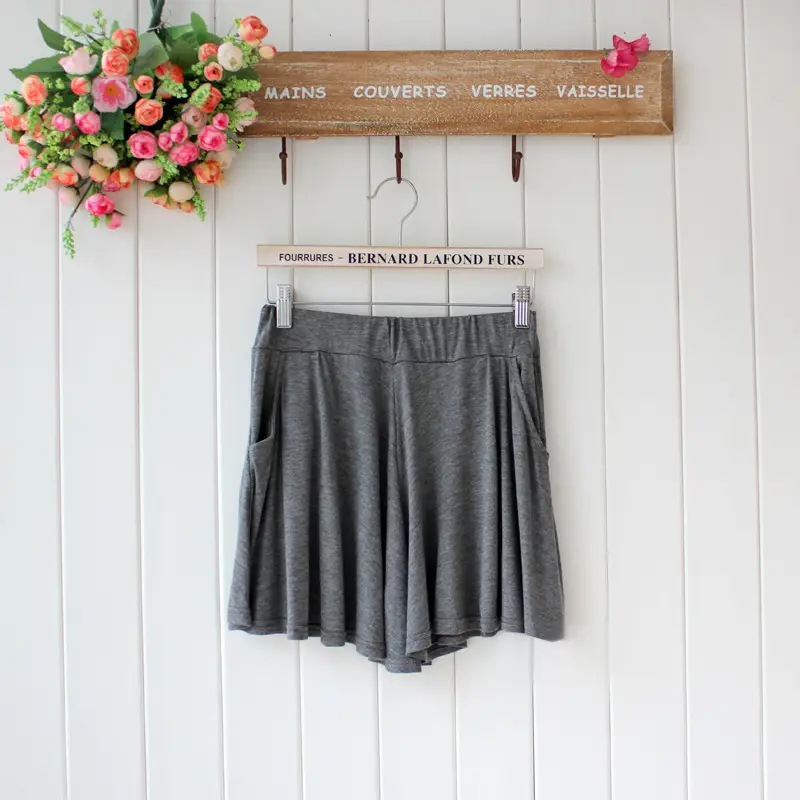 New Modal Plus Size Loose Leggings with Pockets Casual Beach Shorts - Image 6