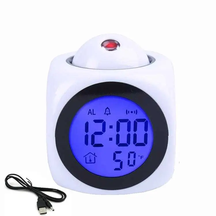 White English clock + USB line