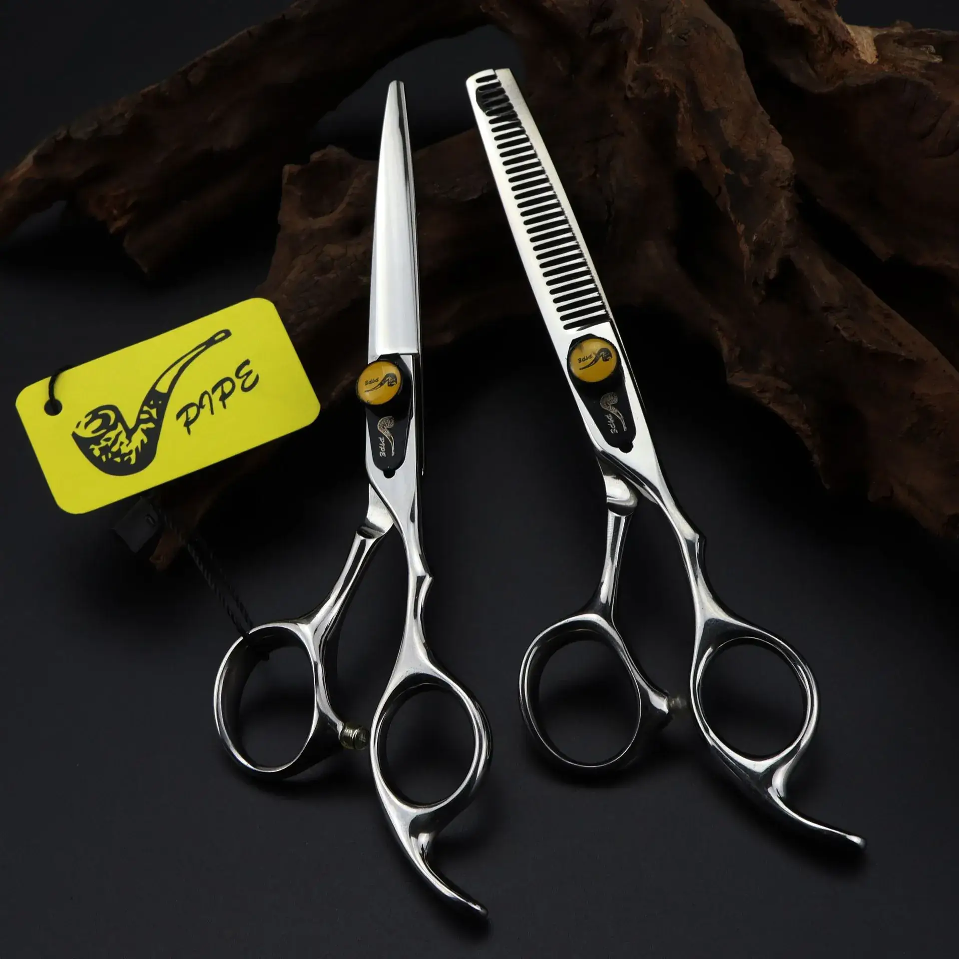 6.0 Inch Smoke Shake Hair Scissors Barber Scissors - Image 4