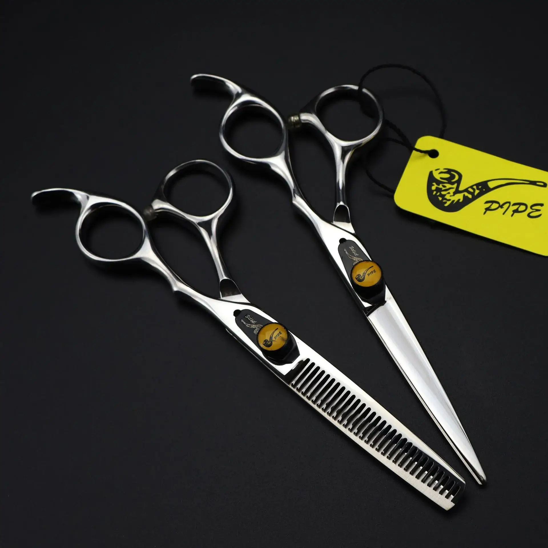 6.0 Inch Smoke Shake Hair Scissors Barber Scissors - Image 5