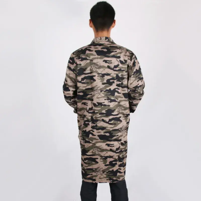 Camouflage Long Sleeve Work Coat for Men