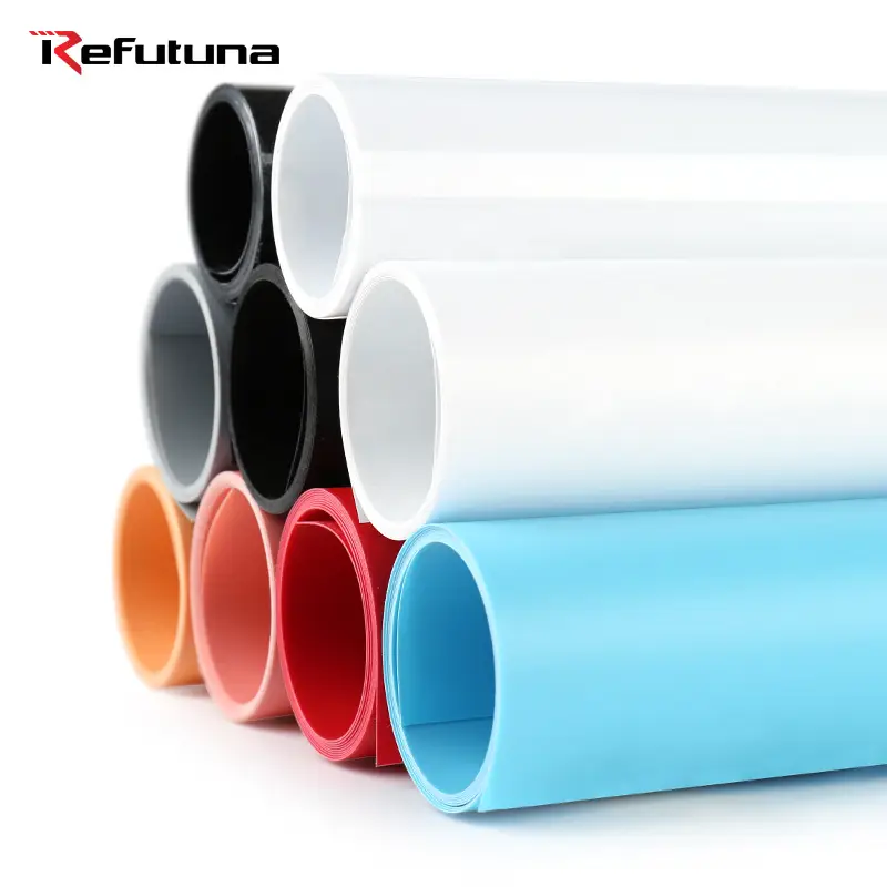 Rui Fu Tu 70*140cm shooting background board photography PVC frosted board background cloth solid color product shooting props - Image 13