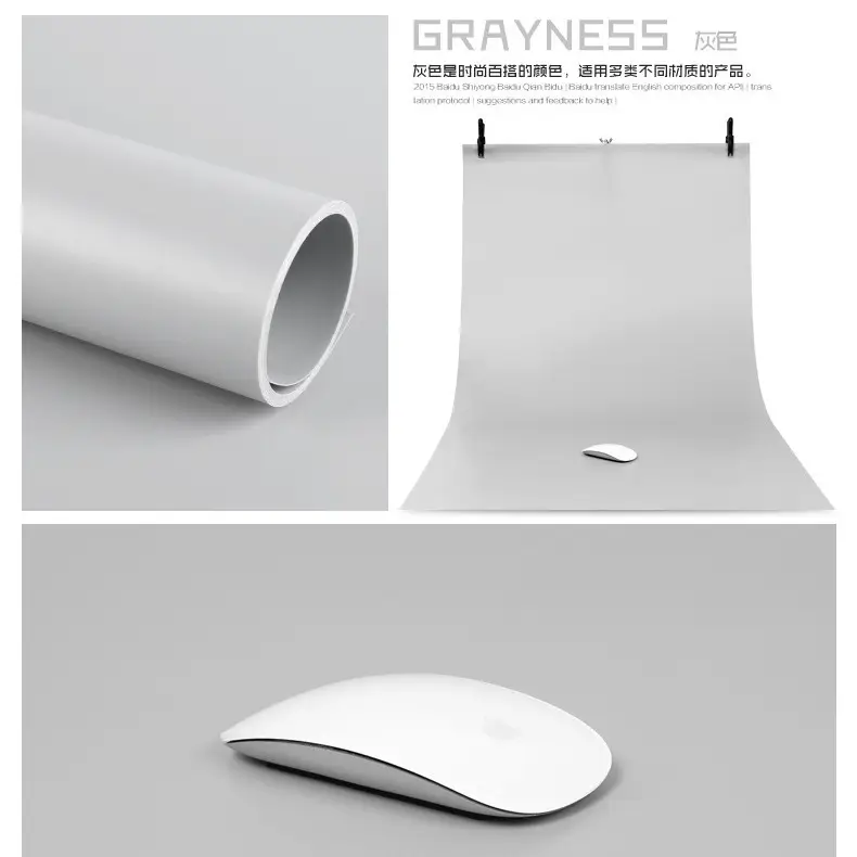 Rui Fu Tu 70*140cm shooting background board photography PVC frosted board background cloth solid color product shooting props - Image 15