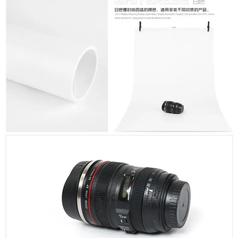 Rui Fu Tu 70*140cm shooting background board photography PVC frosted board background cloth solid color product shooting props - Image 16