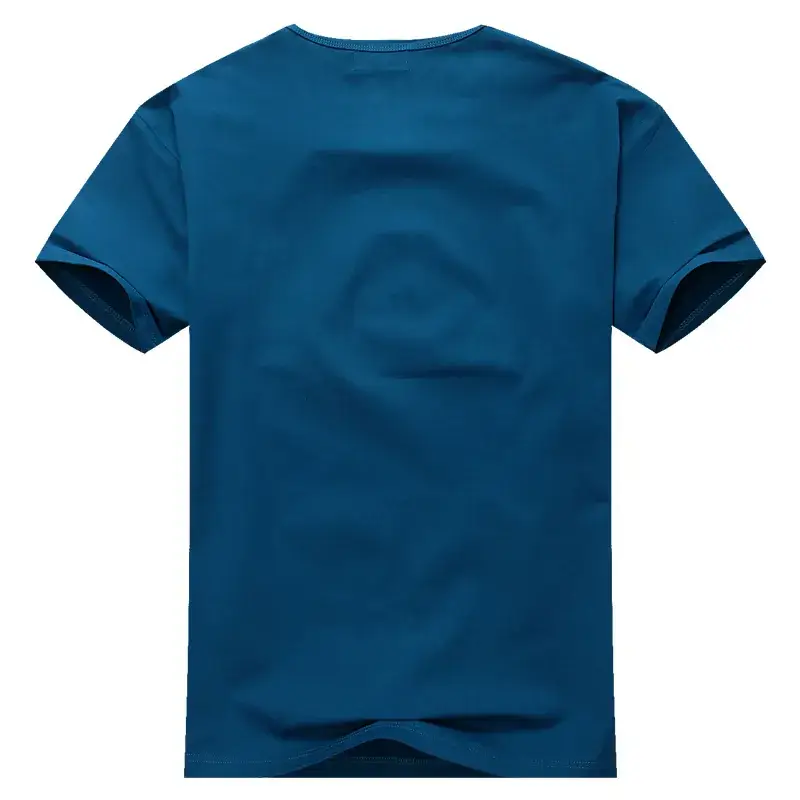 Men's Black T-Shirt with Helicopter Graphic Large Size