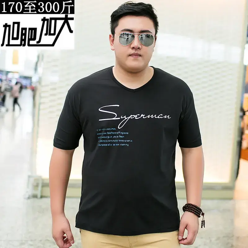 2019 Summer Brown T-Shirt for Men Casual Plus Size - Image 3