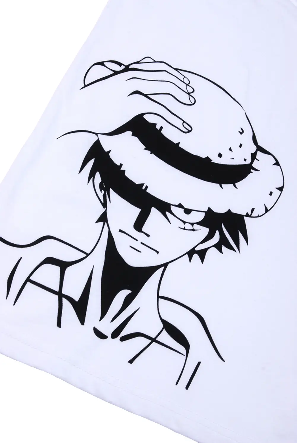 White Pirate One Piece T-Shirt Plus Size