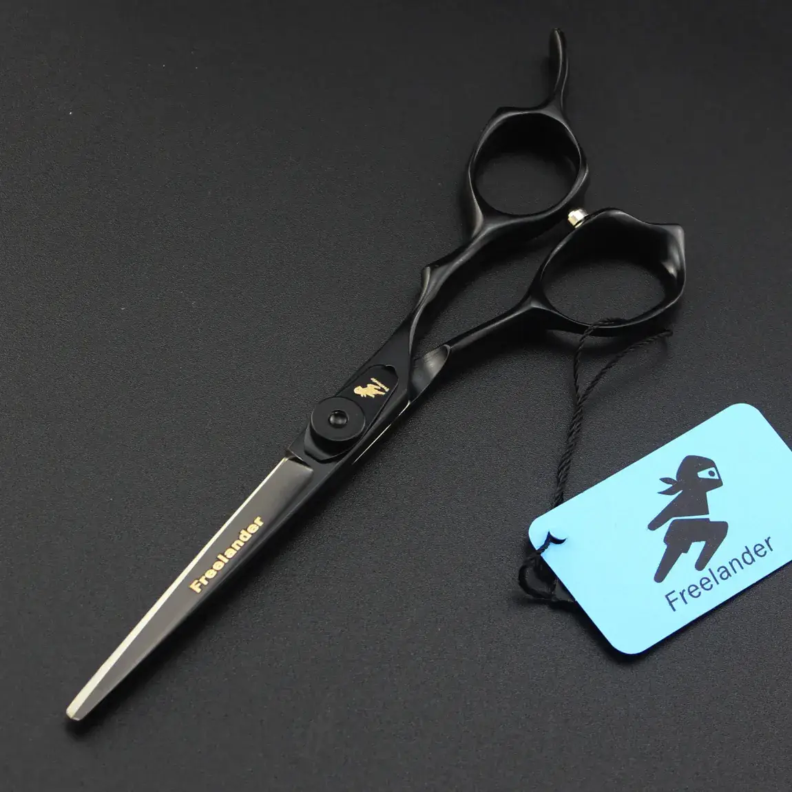 Freelyblade 6.0" Black Hair Scissors Barber Set - Image 4