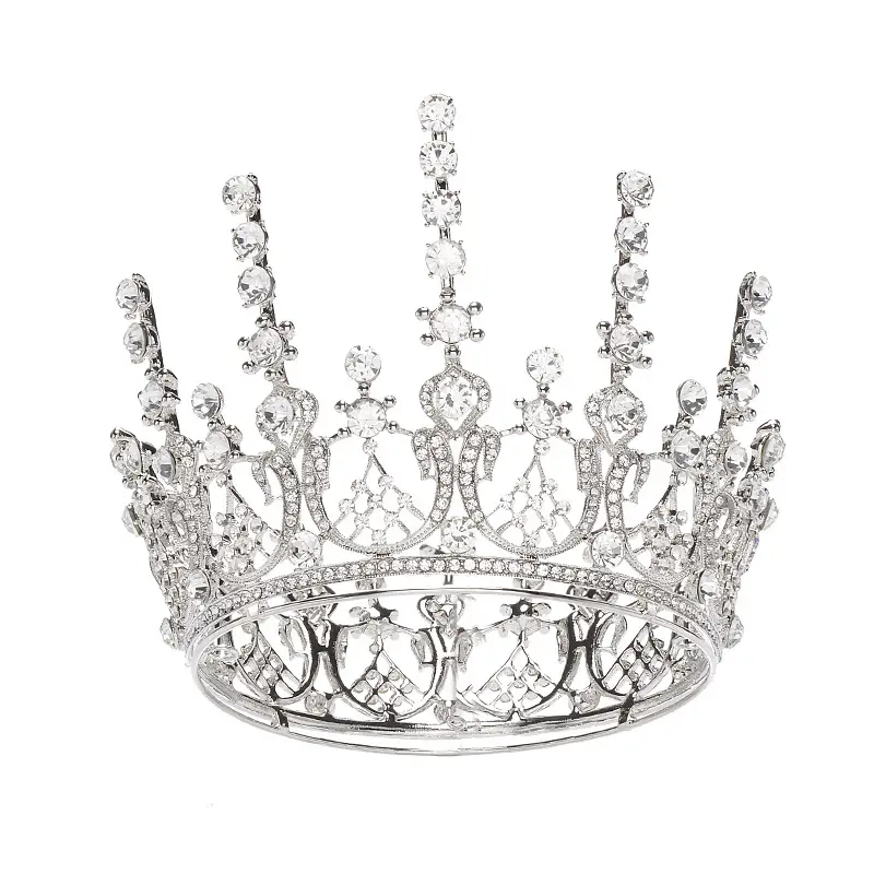 Korean Style Bride Crown Jewelry for Wedding Headdress