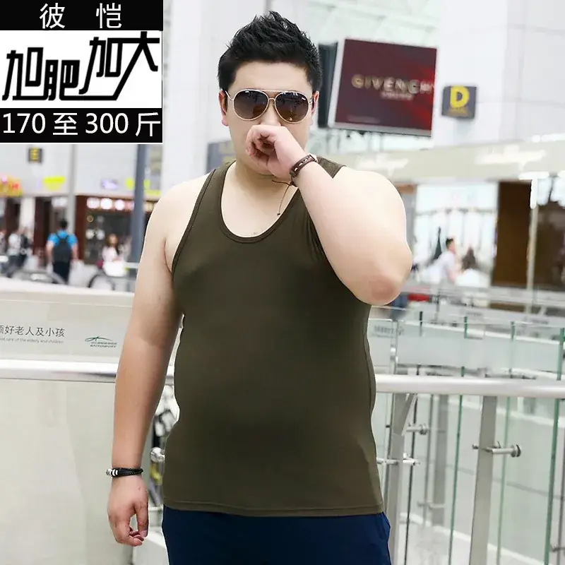 Men's Grey Sleeveless T-Shirt Large Plus Size - Image 10