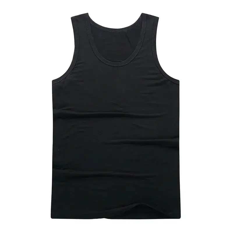 Men's Grey Sleeveless T-Shirt Large Plus Size - Image 3