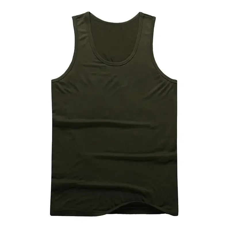 Men's Grey Sleeveless T-Shirt Large Plus Size - Image 4