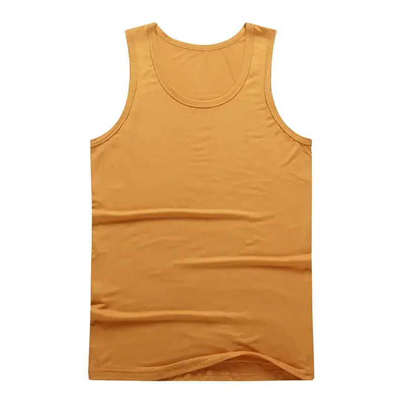 Men's Grey Sleeveless T-Shirt Large Plus Size - Image 6