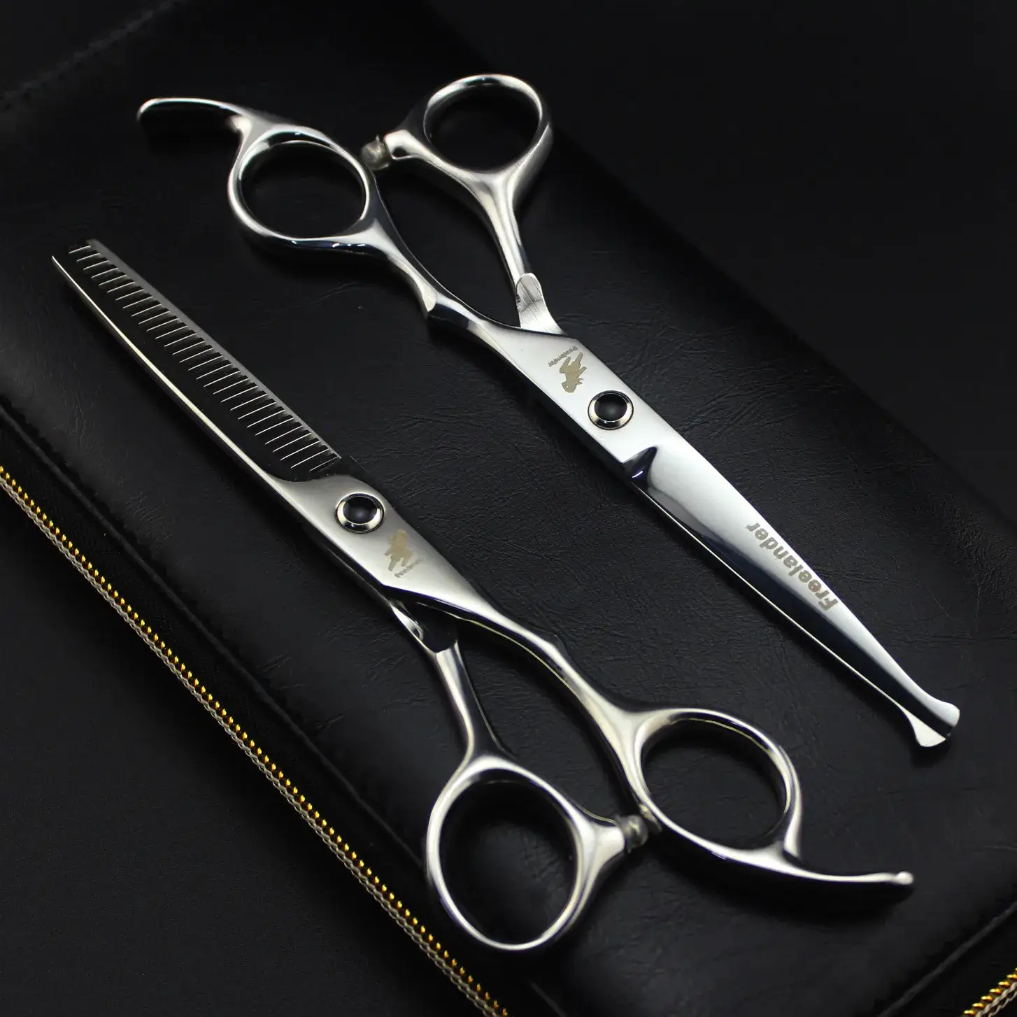 6.0-inch Silver Hair Scissors Set for Men Women - Image 3