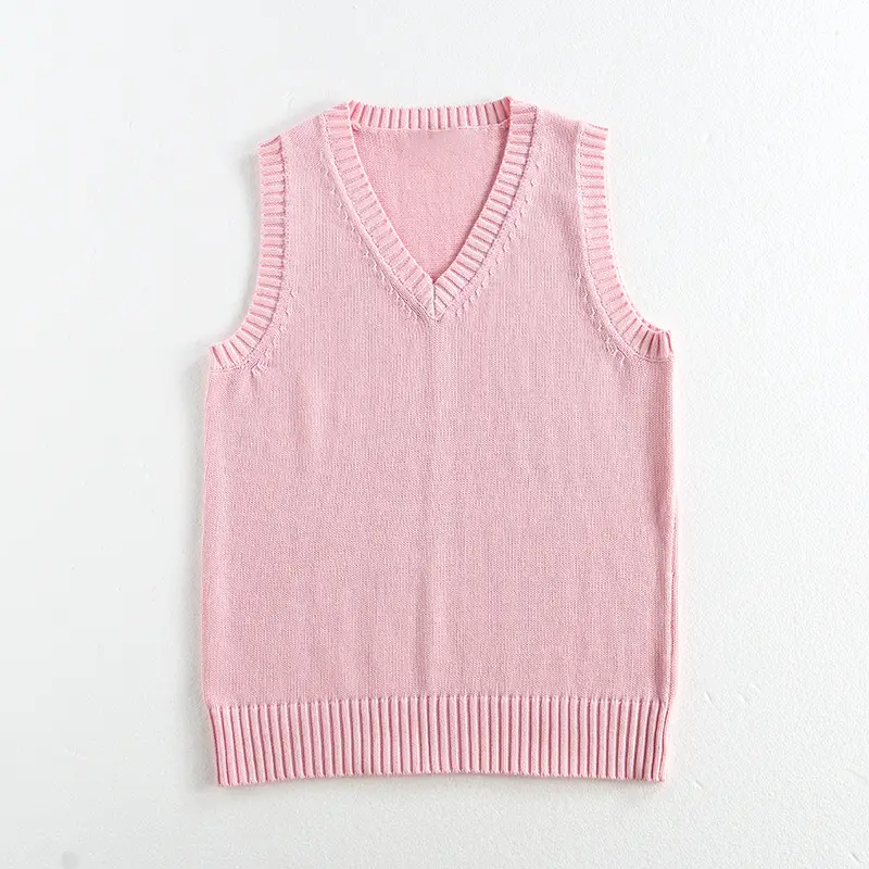 Black V-Neck Knitted Vest for Men Winter - Image 16
