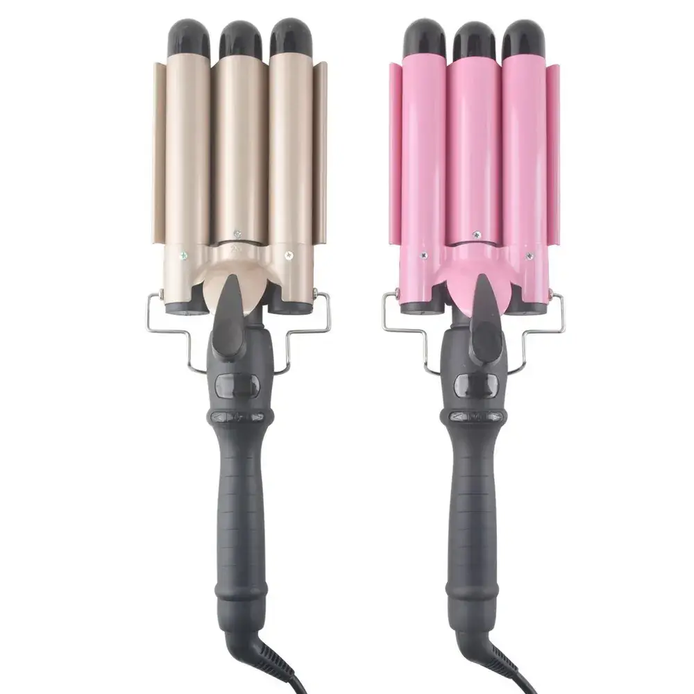 Three-Tube Curling Iron Egg Roll Stick Water Ripple Perm Hair - Image 2