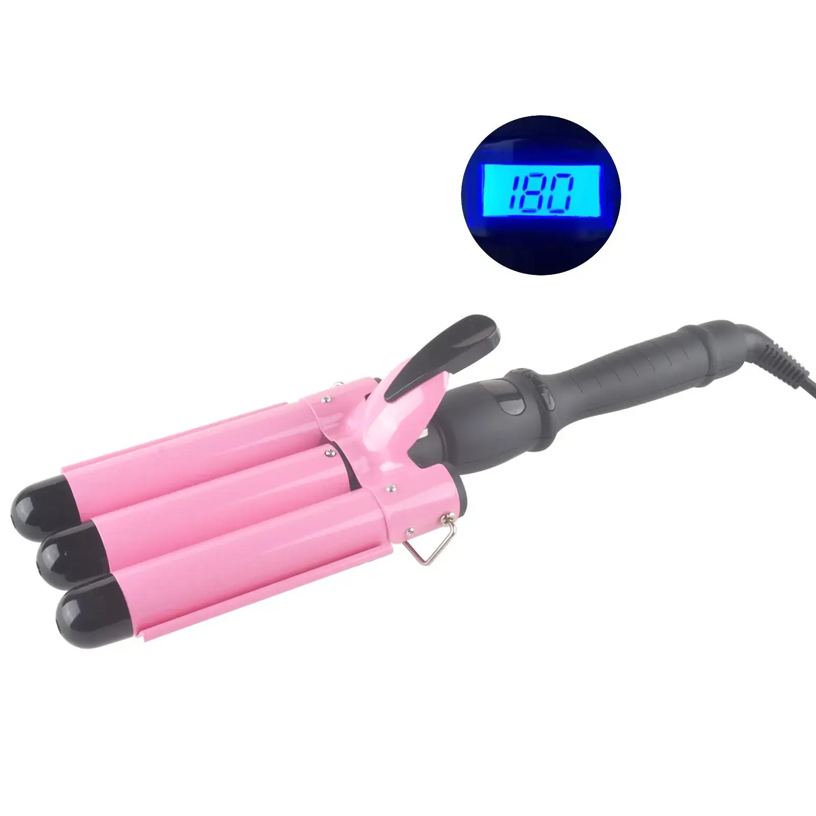 Three-Tube Curling Iron Egg Roll Stick Water Ripple Perm Hair - Image 3