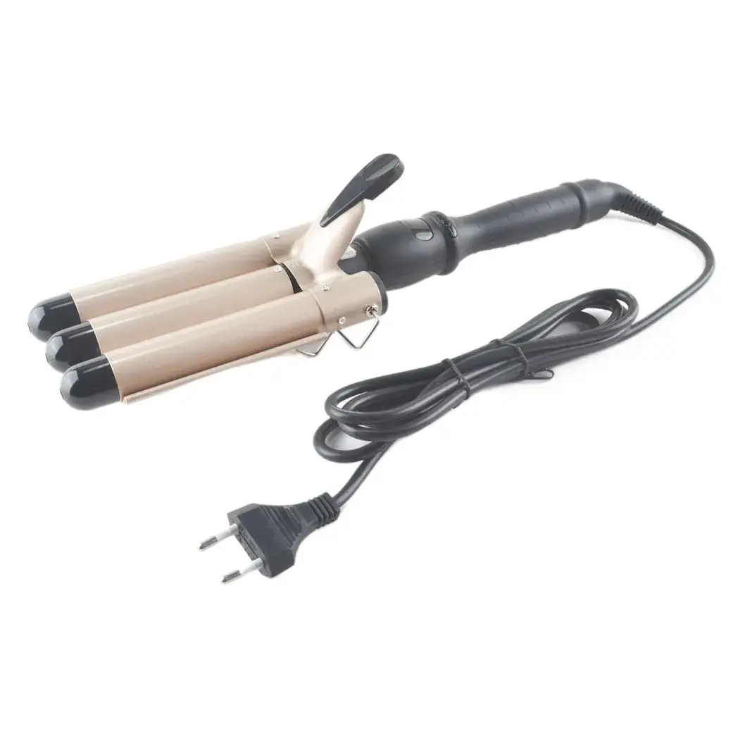 Three-Tube Curling Iron Egg Roll Stick Water Ripple Perm Hair