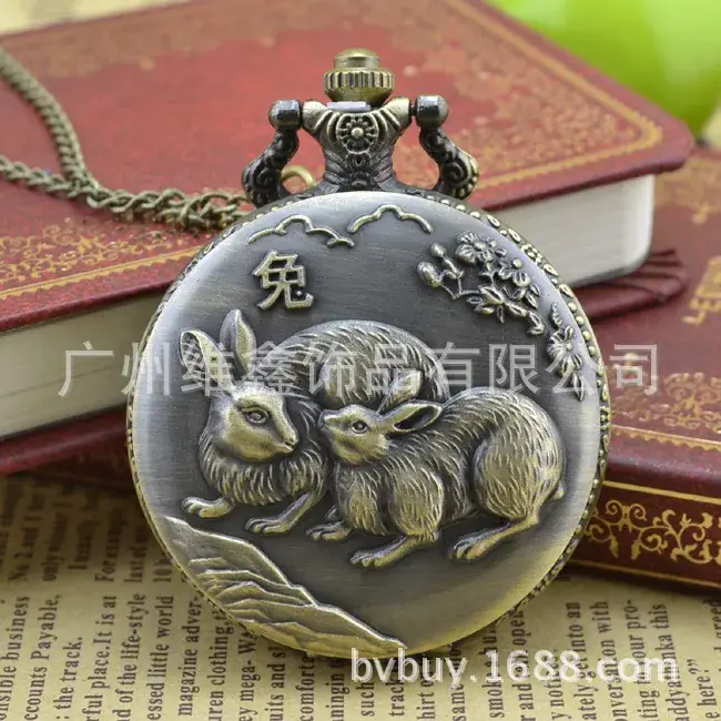 Twelve Zodiac Metal Pocket Watches for Kids — feature 12