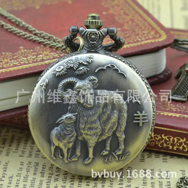 Twelve Zodiac Metal Pocket Watches for Kids — feature 13