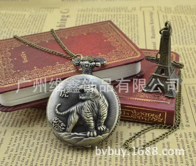 Twelve Zodiac Metal Pocket Watches for Kids — feature 17