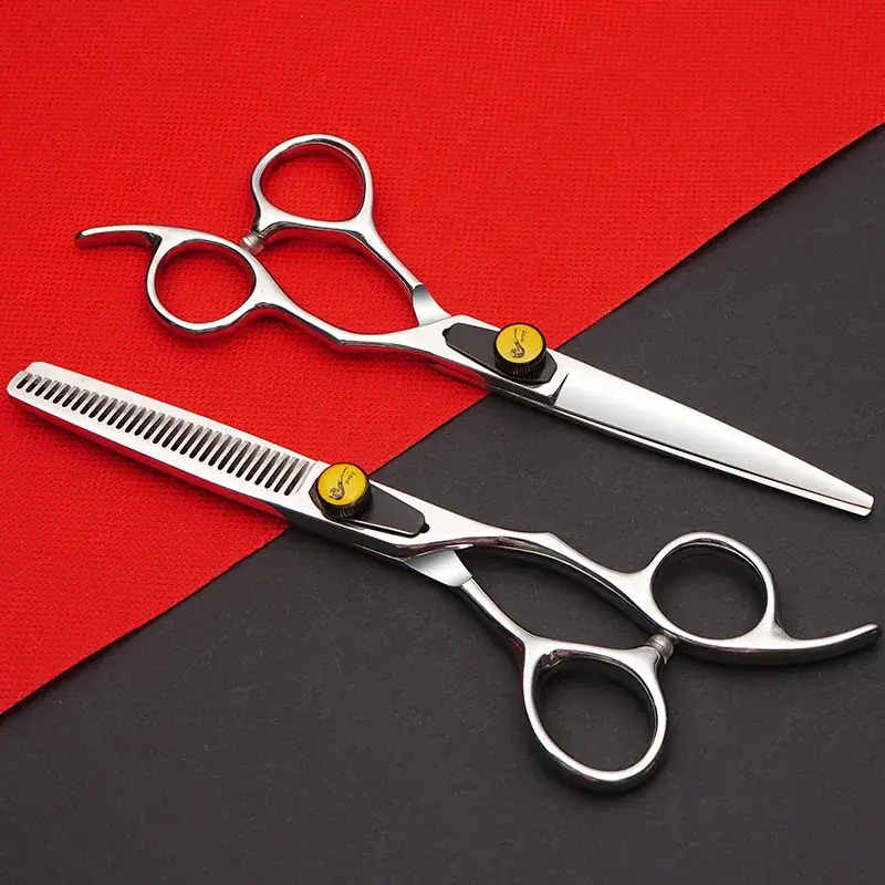 6inch Flat Teeth Hair Scissors for Hair Styling - Image 3
