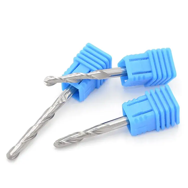 4mm Double-Edged Spiral Ball Nose Milling Cutter - Image 4